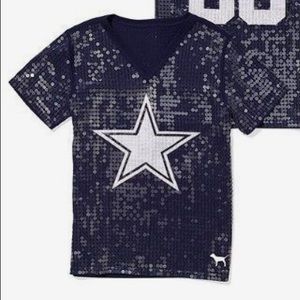 Victoria Secret Pink Dallas Cowboys Bling Jersey